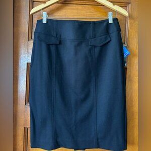 Style & Co. Black Stretch Pencil Skirt Knee-Length Work